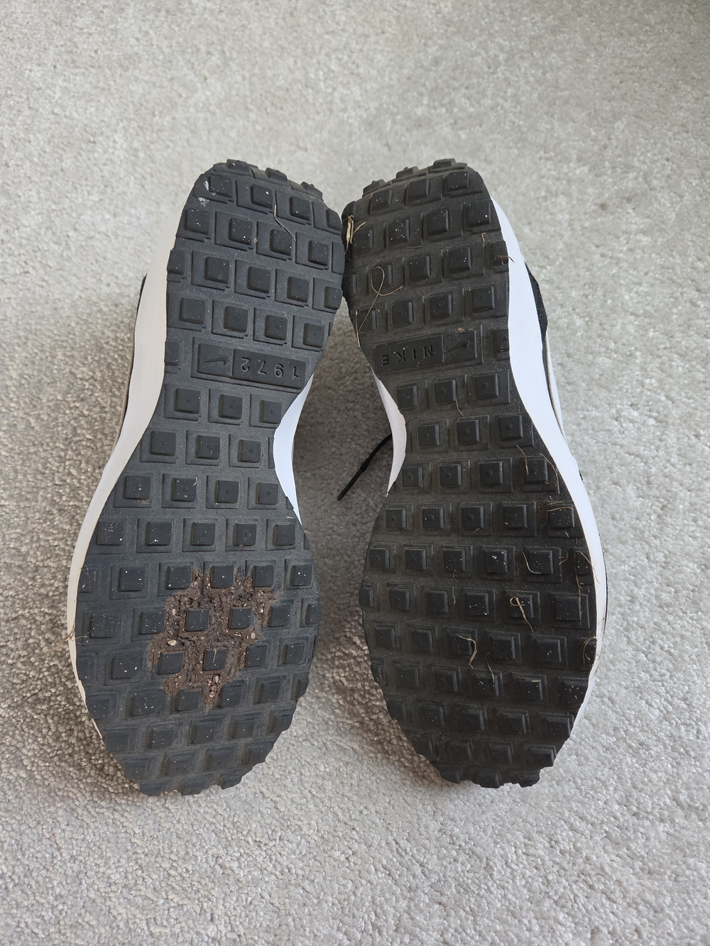 Nike Waffle Debut Women's Black White Sneakers Size 9.5 - Picture 8 of 9